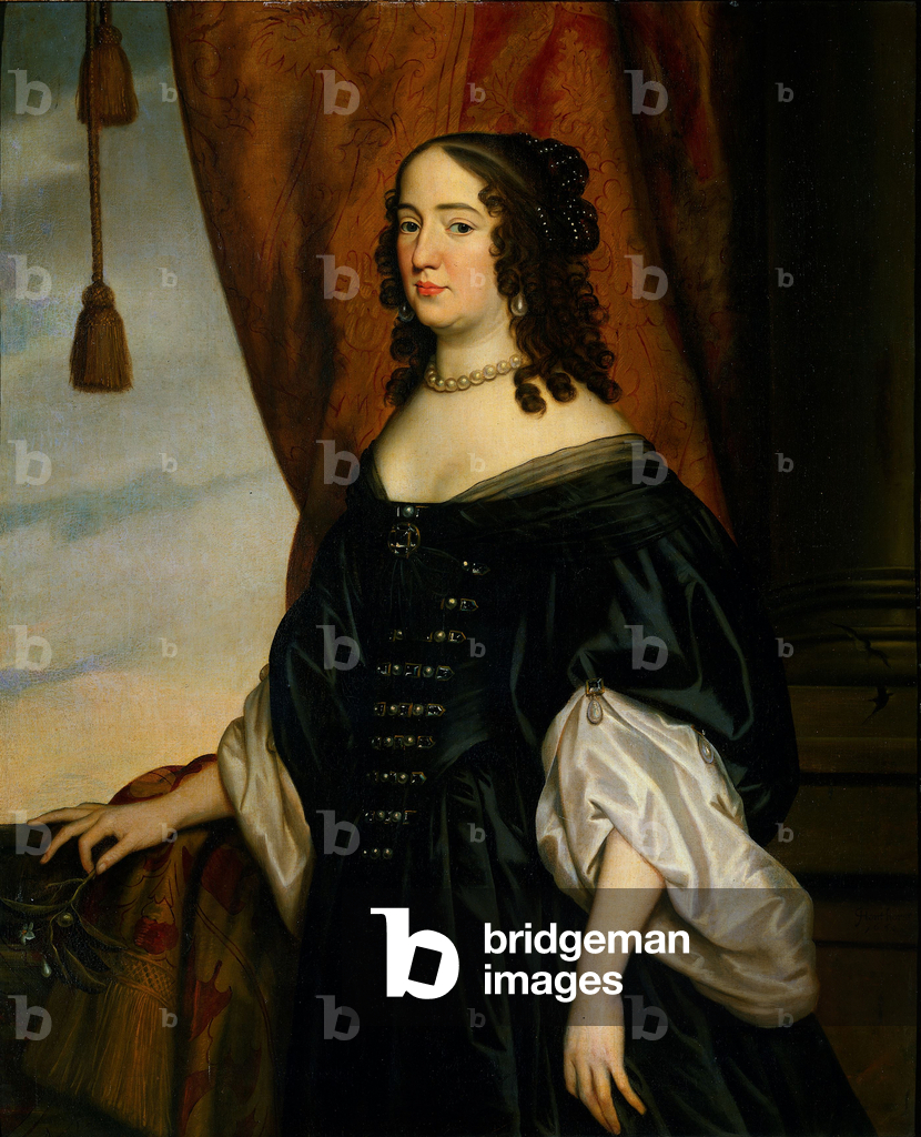 Porträt von Amalia van Solms, 1650 (Öl auf Leinwand)