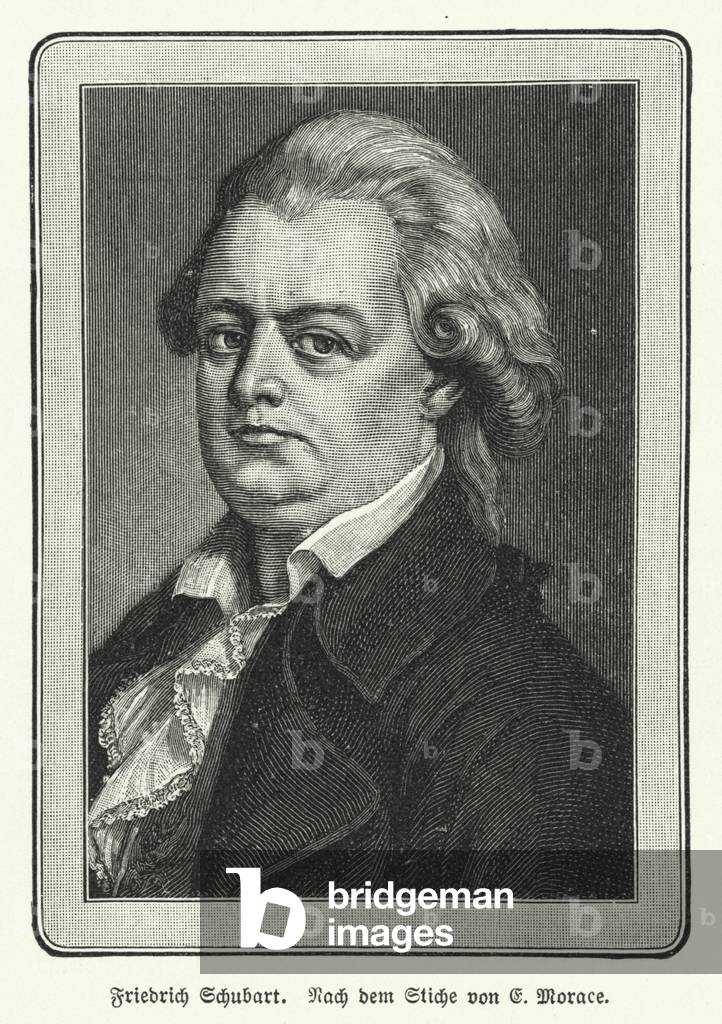 Image de Estampe représentant Christian Friedrich Daniel Schubart par European School