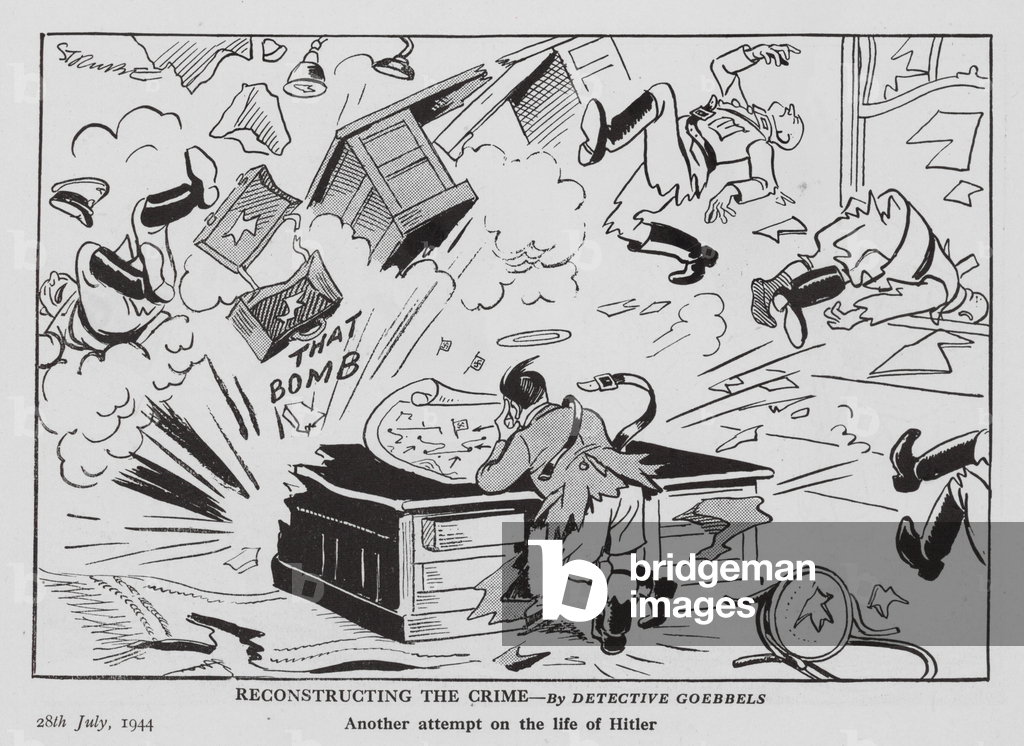 Immagine di Stampa "Vignetta Strube WW2 (litografia)" 1901 di Sidney Strube