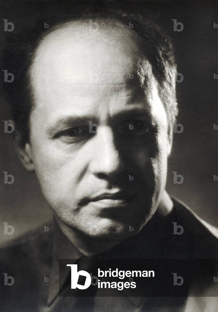 Pierre Boulez at Bayreuth by Siegfried Lauterwasser