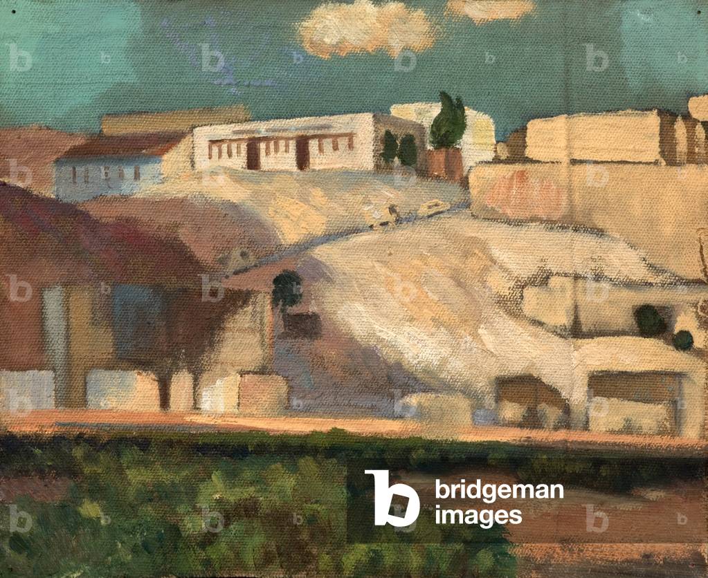 Immagine di Dipinto "Scuola Benito Mussolini" 1947 di John H. S. Firth