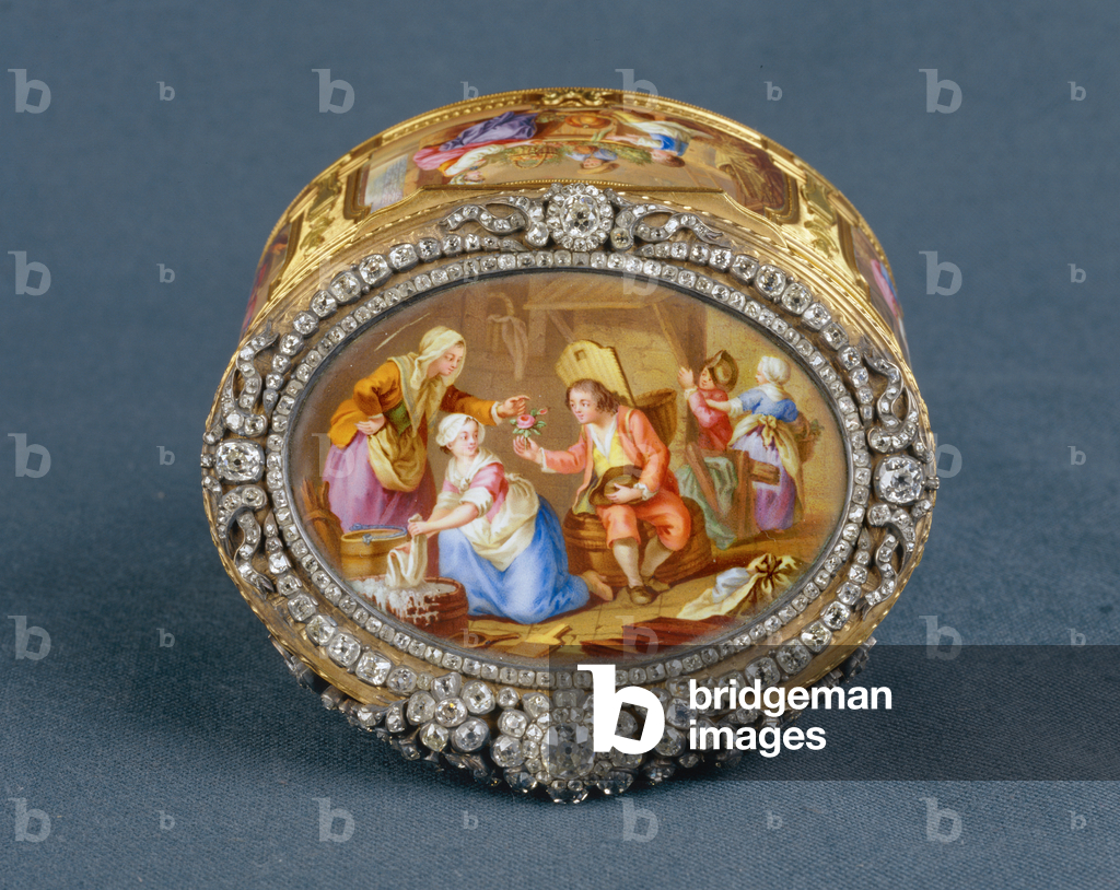 Image of Decorative Arts depicting Mathieu III Coiny Snuffbox by Francois Boucher