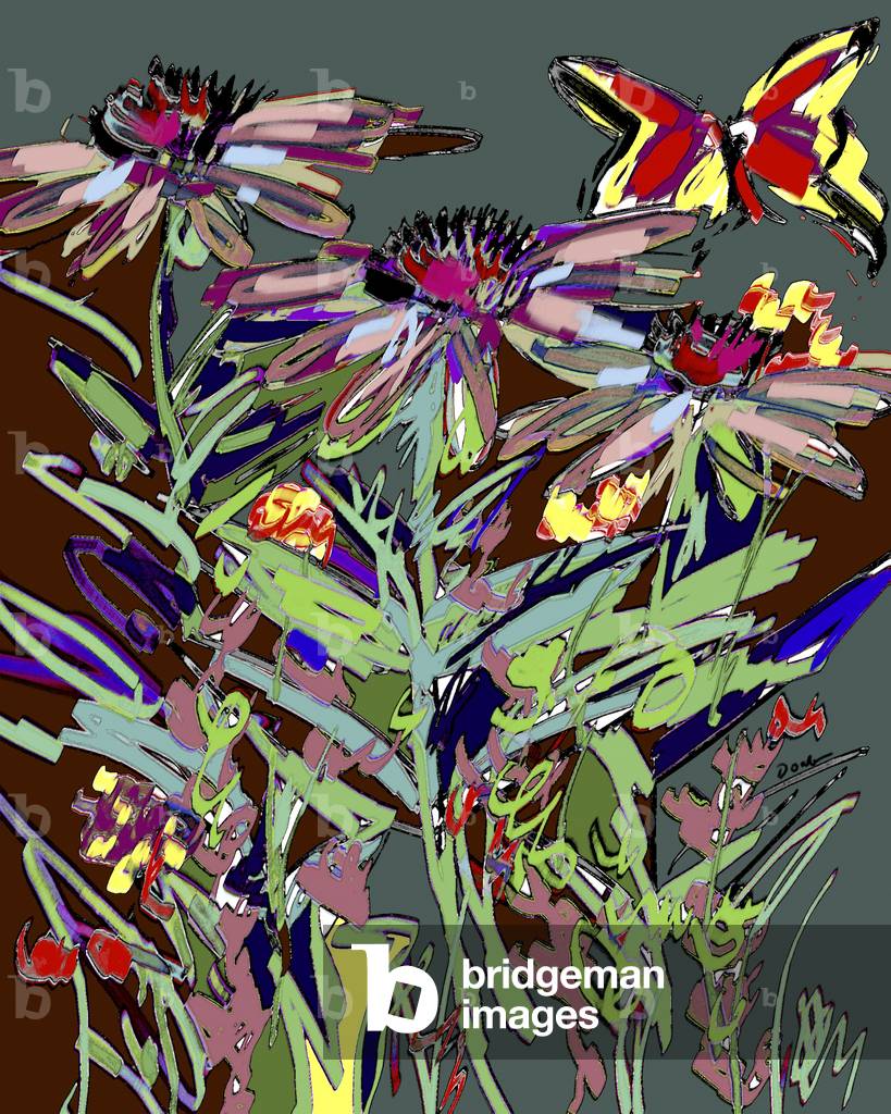 Coneflowers, 2003 (computer graphics)