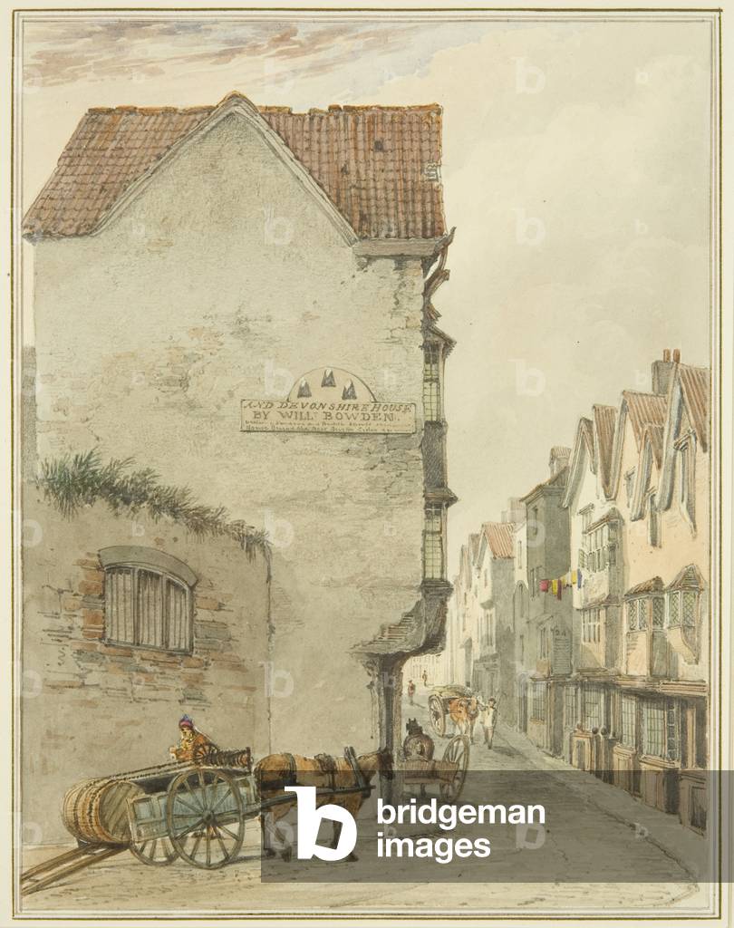 Immagine di Disegno "Back Street" di Thomas Leeson the Elder Rowbotham