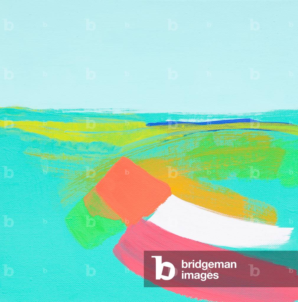 Nebbia sul paesaggio II, 2014 (acrilico su tela)