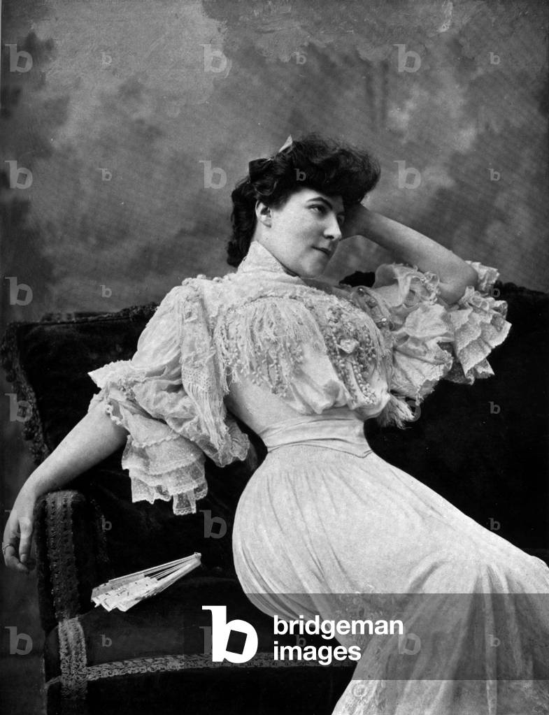 Bild von Druck "Aimee Samuel" 1904 von Paul Boyer, b/w
