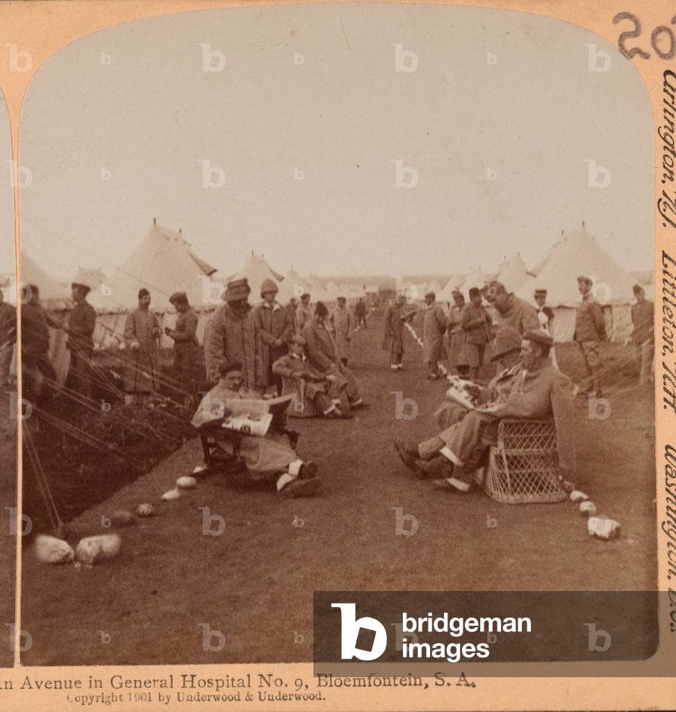Bild von Fotografie "General Hospital No. 9" 1900 von Underwood & Underwood