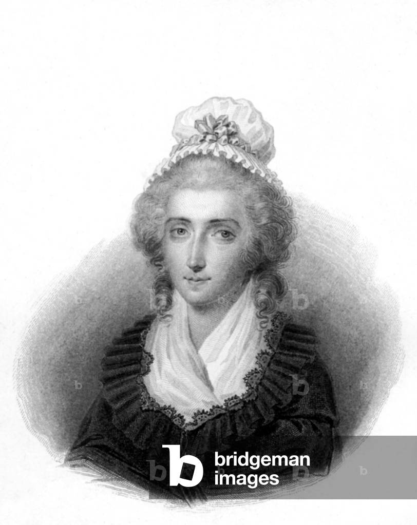 Madame de Fougeret, Gründerin 1784 der Wohltätigkeitsorganisation zur Vermeidung von Kindern und zur Verringer