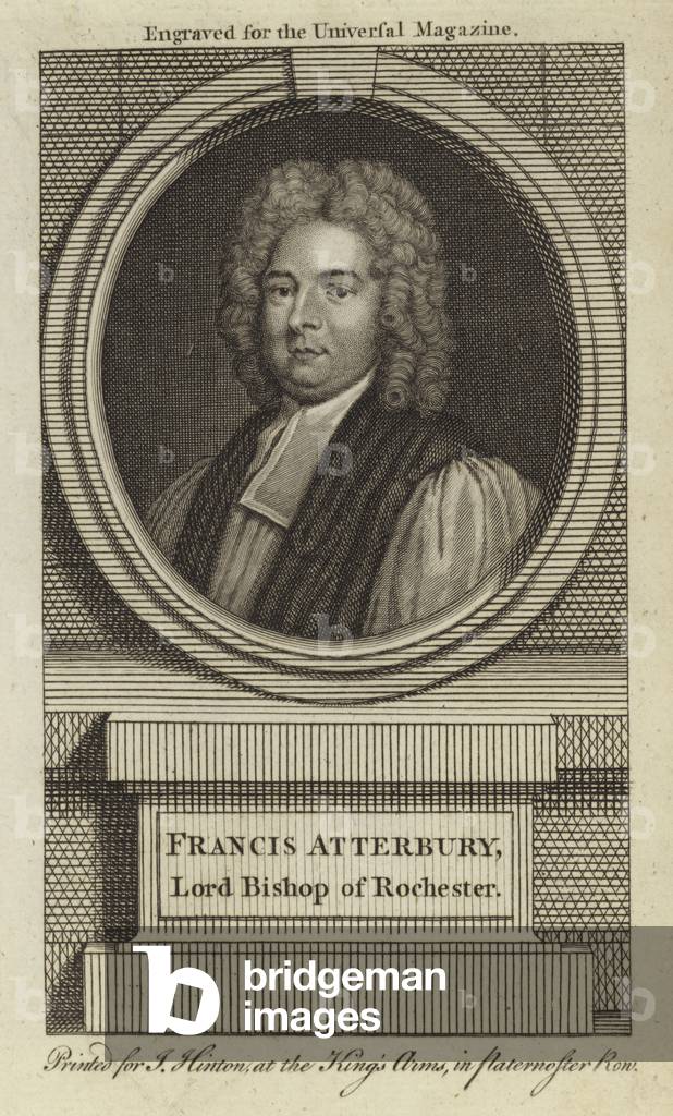 Image of Engraving depicting Francis Atterbury by English Artist, b/w