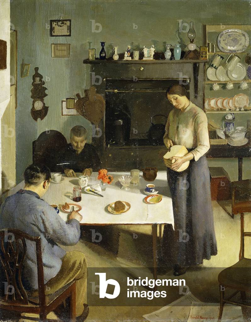 Immagine di Dipinto "Il Tè-Table", 1920 di Harold Harvey