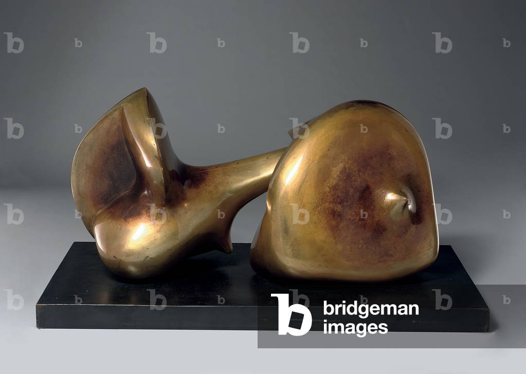 Two Piece Sculpture No. 7: Pipe by Henry Spencer Moore