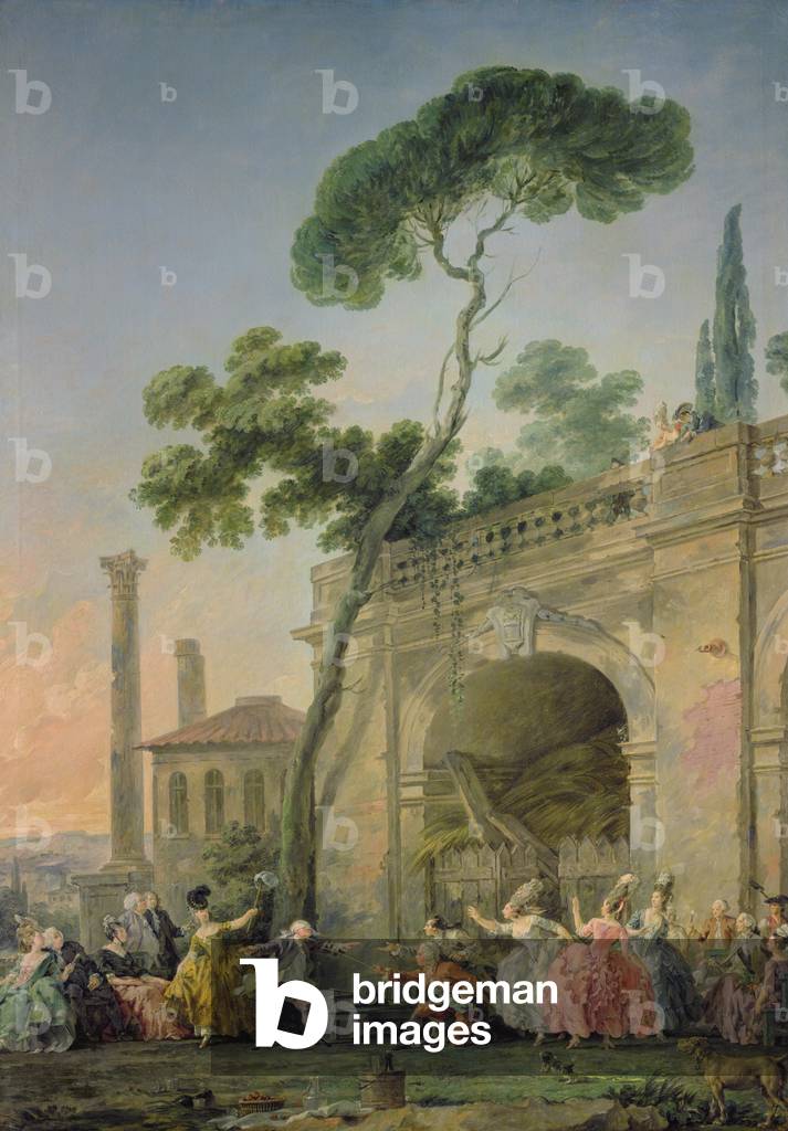 Colin-Maillard (Öl auf Leinwand)