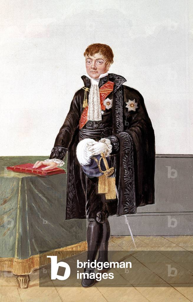 Image of Engraving depicting Suit of prosecutor at time of 1st empire 1804