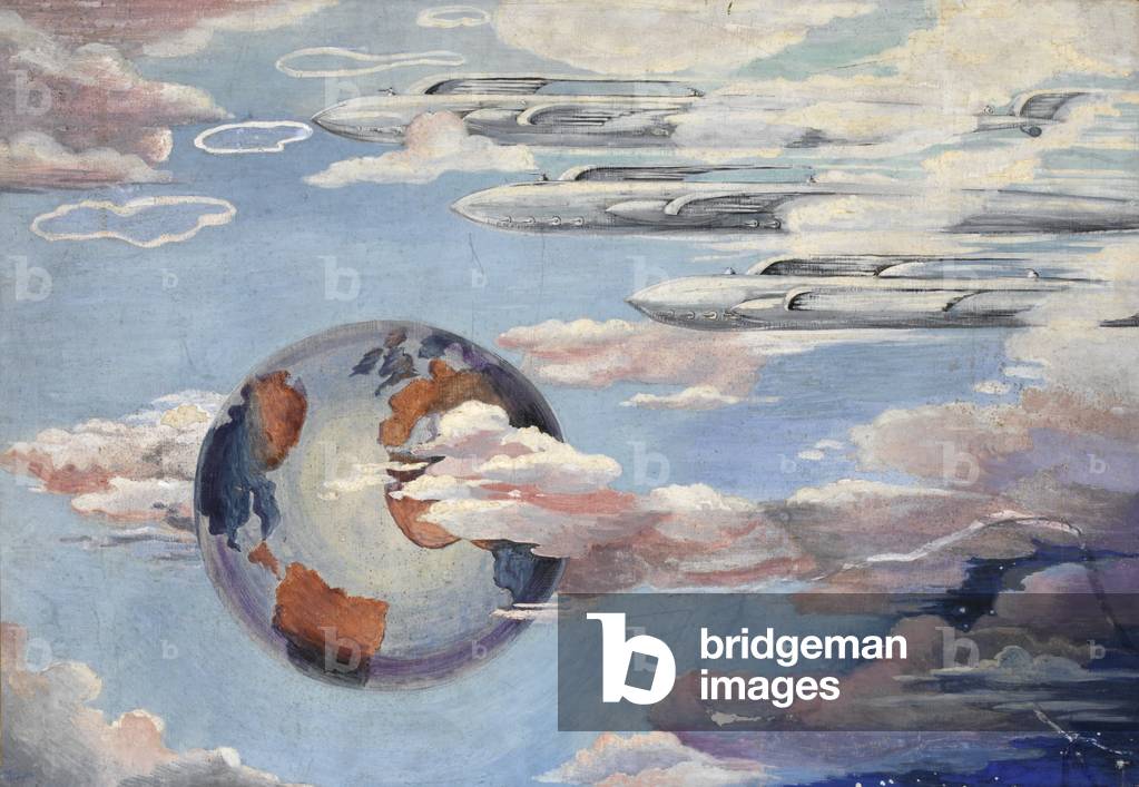 Immagine di Dipinto "ali sopra il mondo" 1935 di Marjorie Hayes