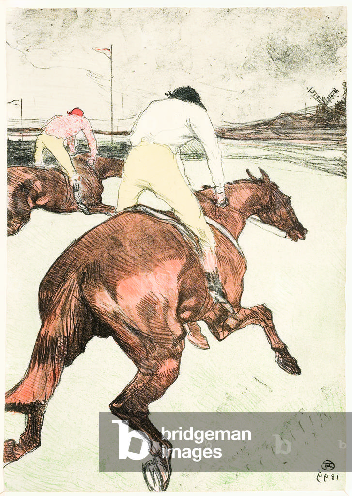 "Il fantino", 1899 di Henri de Toulouse-Lautrec