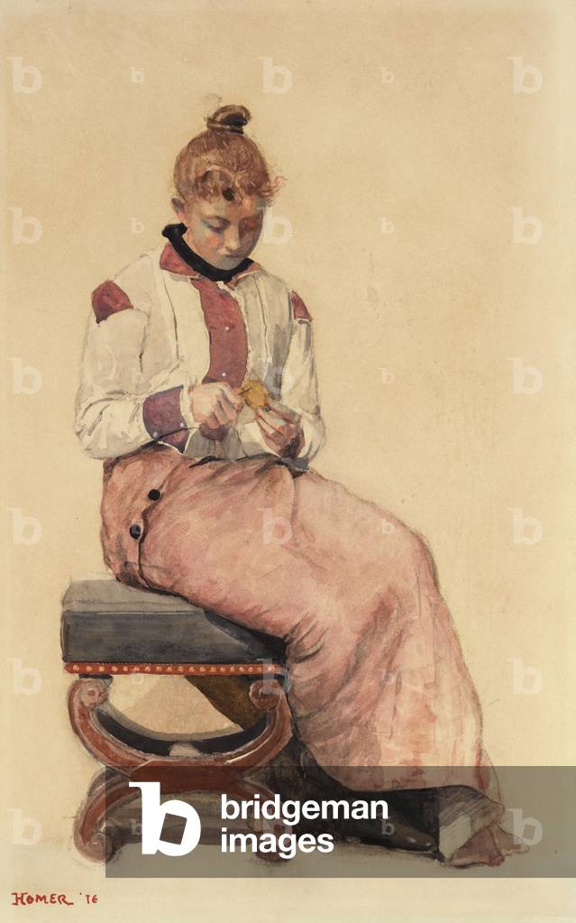 Limone, 1876 (w/c sopra grafite con tocchi di guazzo su carta tessata crema)