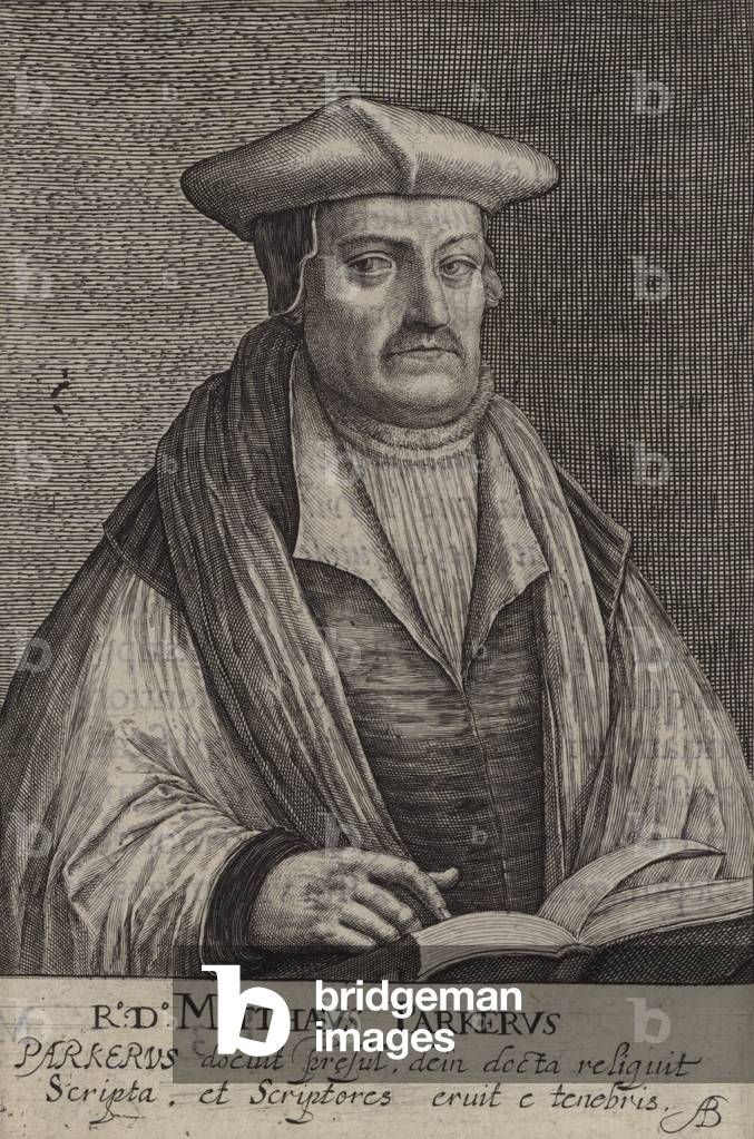 Matthew Parker, Archbishop of Canterbury (engraving)