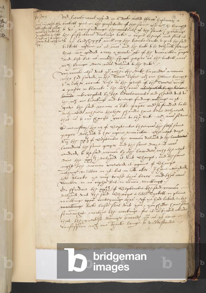 Bild von Zeichnung "Beiträge zu Mary Queen of Scots" 1550 von English School