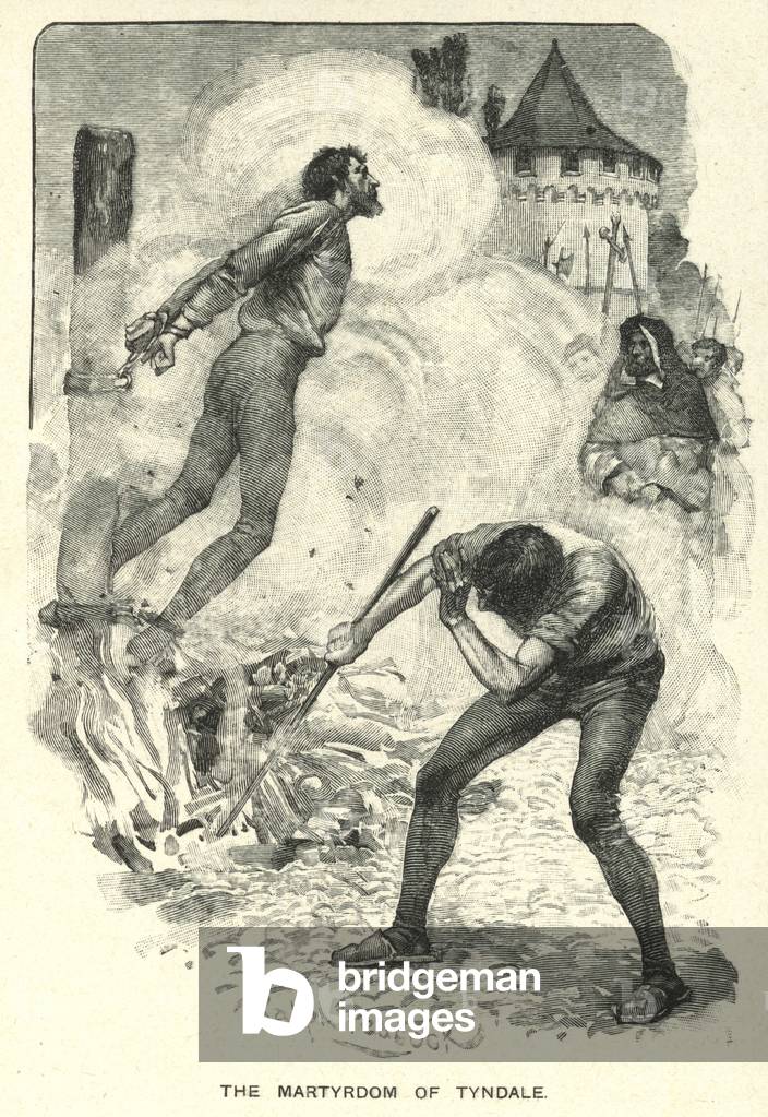 il martirio di tyndale (incisione)