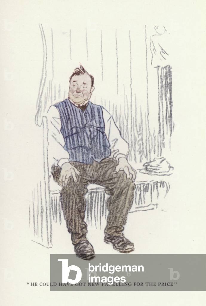 The Lighter Side of English Life: «Avrebbe potuto ottenere nuovi pannelli per il prezzo» (colore litico)