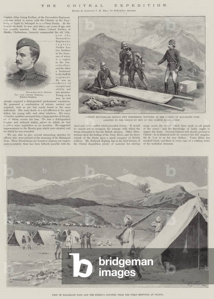 Die Chitralexpedition (Litho)