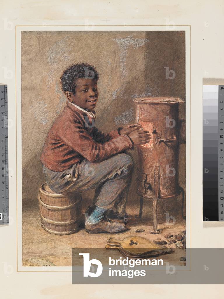Jim Crow, c.1837 (w/c intensificato con bianchi, gomma arabica & gesso su carta)