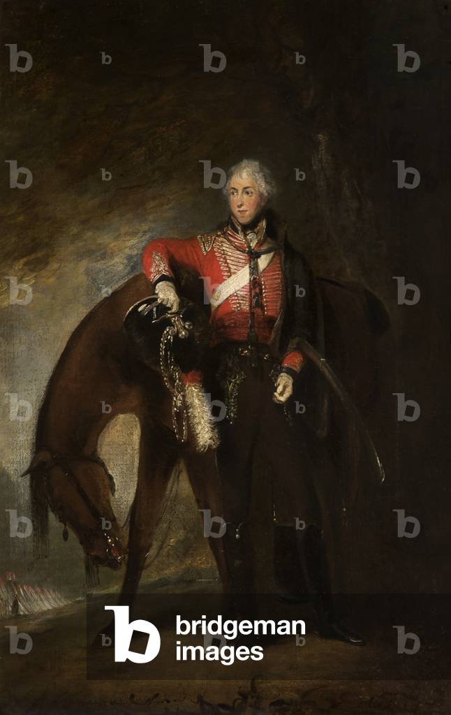 Sir John Fleming Leicester, Bt (öl auf leinwand)