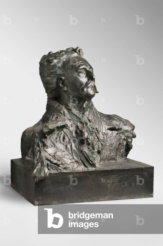 Jules Amédée Barbey d'Aurevilly, modelliert 1909-12, gegossen von Alexis Rudier (1874-1952), 1925 (bronze)