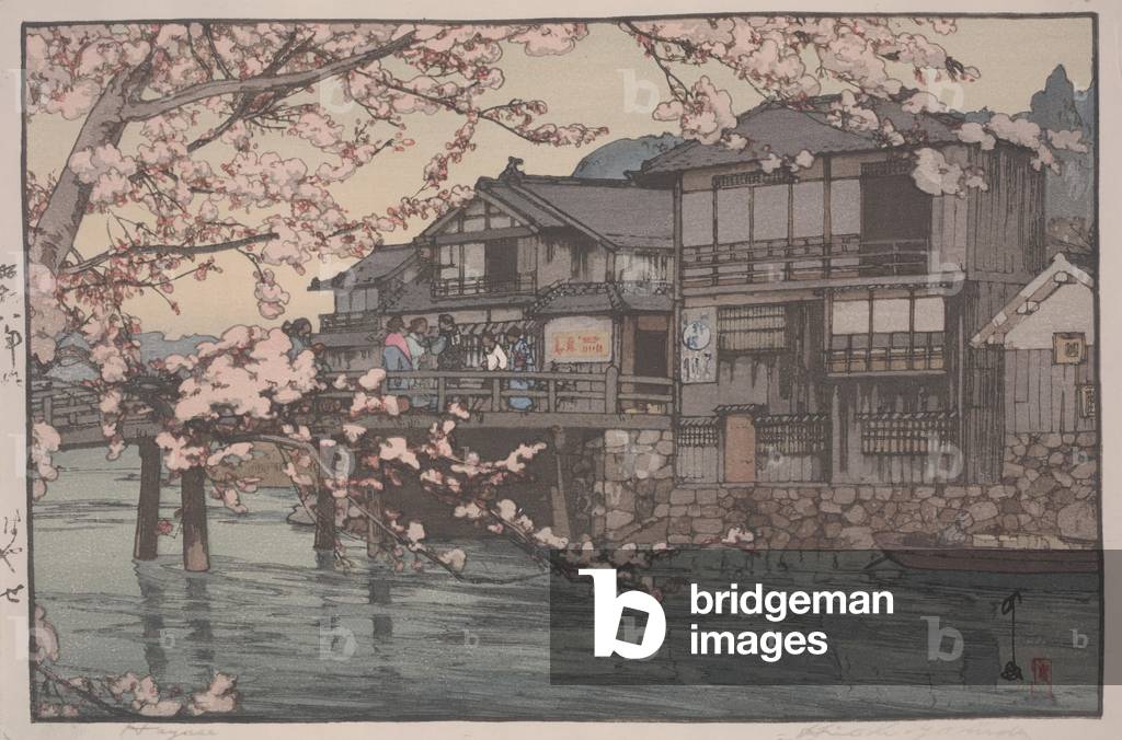 Hayase, 1933 (polychromer Holzschnitt)