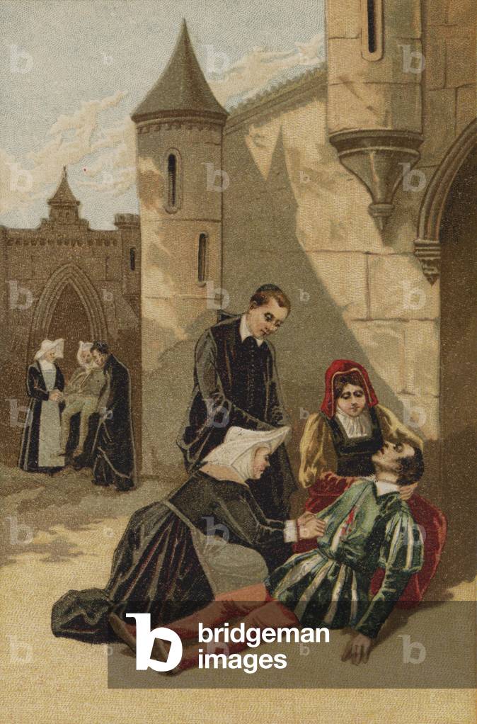 Episodio nella vita di Saint Vincent De Paul (chromolito)