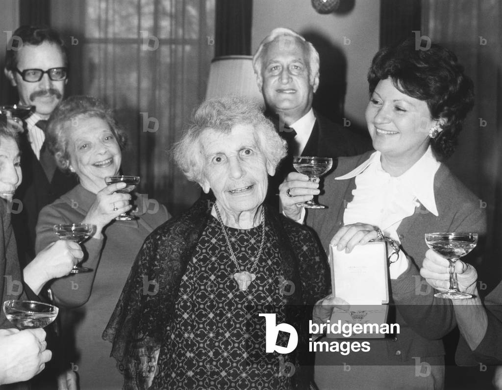 Anna Freud, was presented the Grand Decoration of Honor in Gold for her