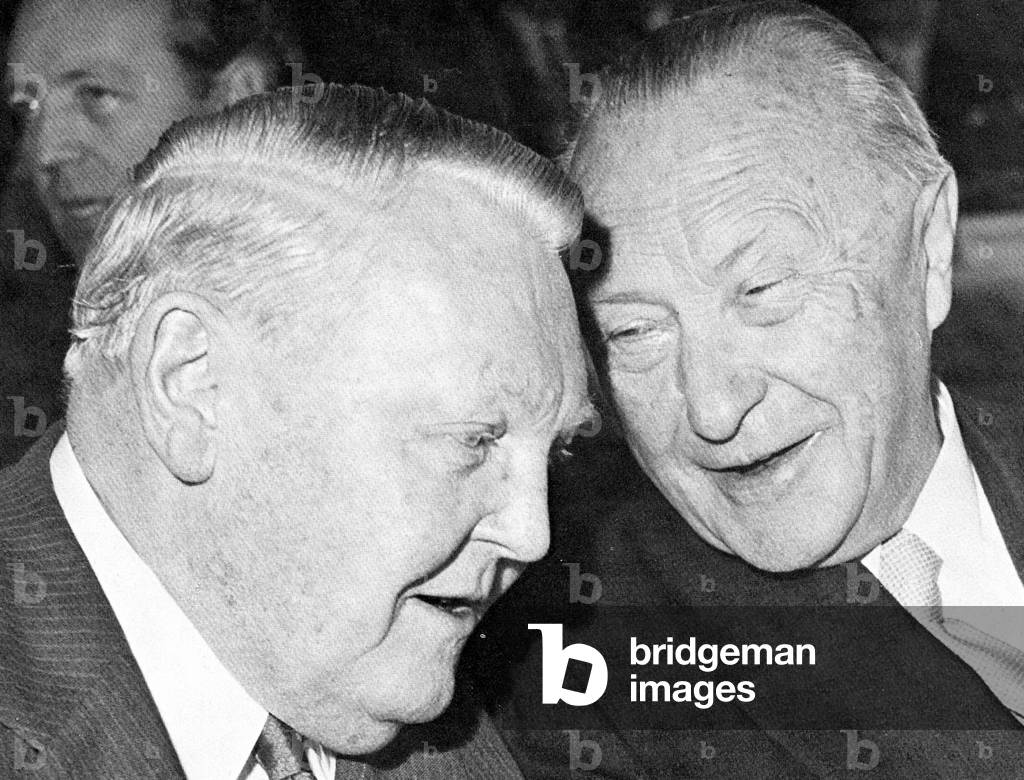 Immagine di Fotografia "Ludwig Erhard (1897-1977)" 1960 di Unknown photographer, b/w