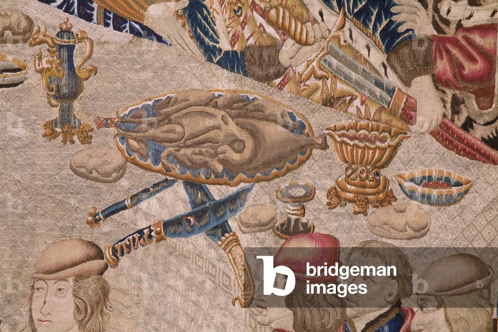 Arazzo Flemis. Serie La storia di Tebe (De geschiedenis van Thebe-La Historia de Tebas): Tidio e Polinesi (Tid