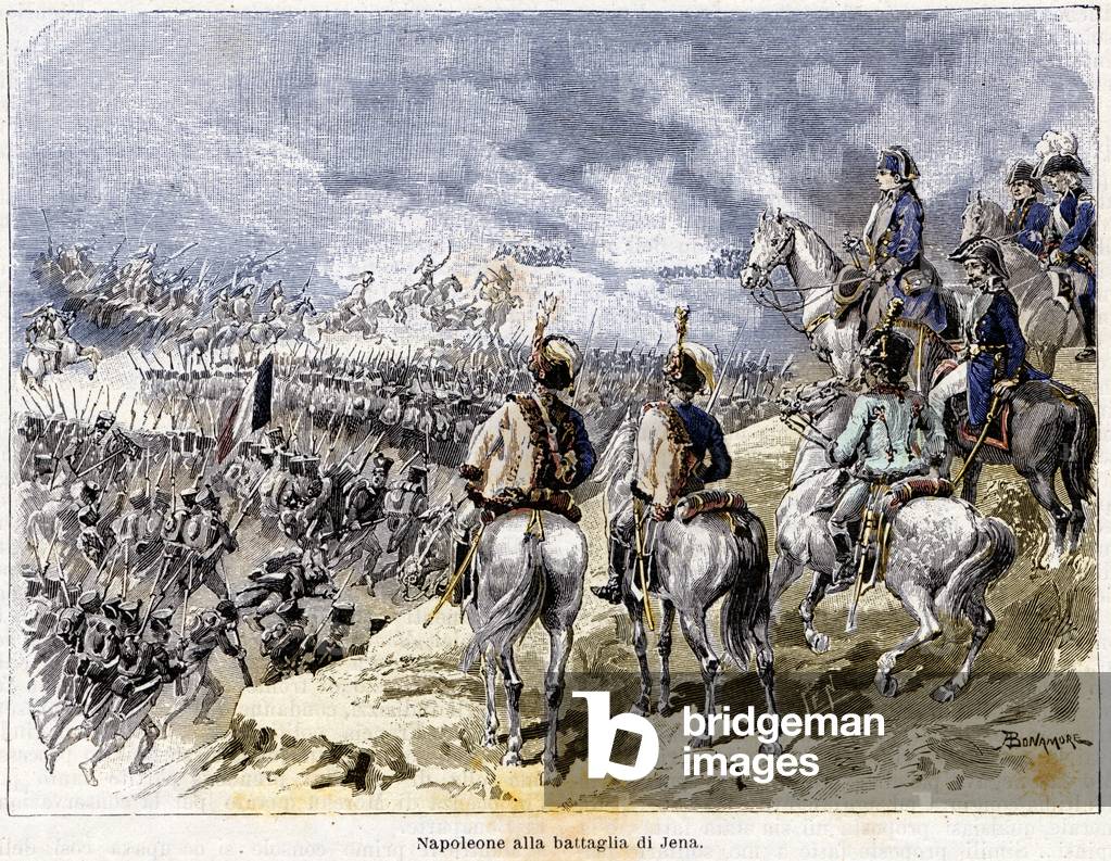 Napoleone Bonaparte alla battaglia di Jena, il 14 ottobre 1806