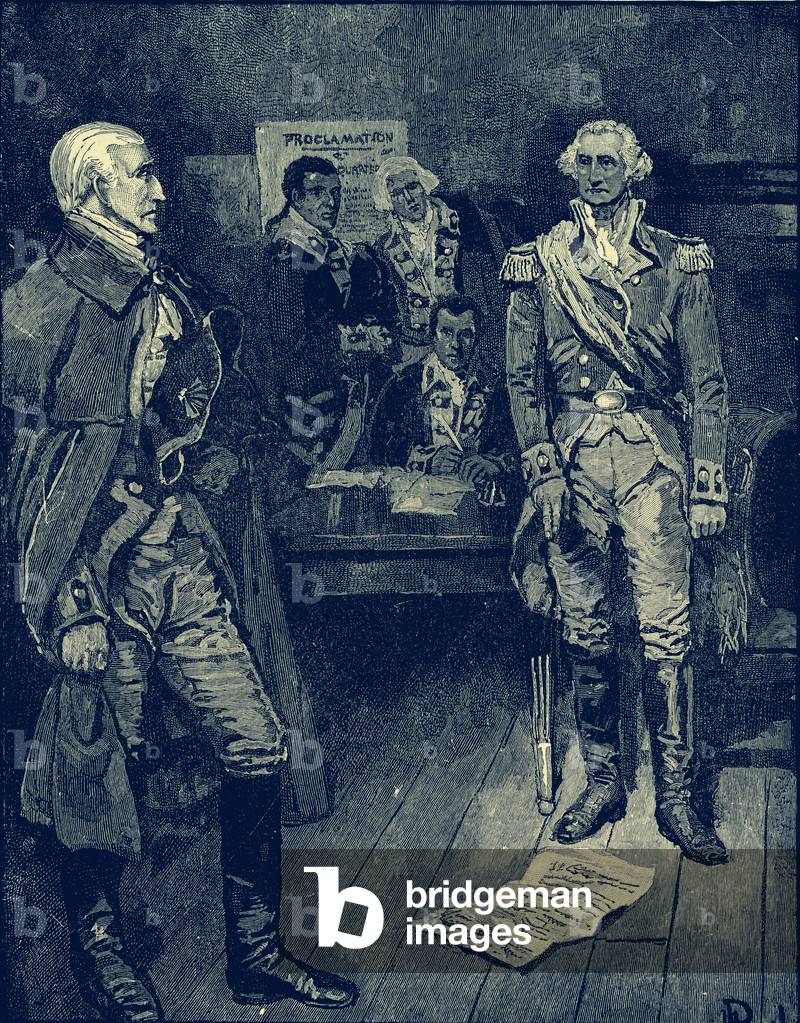 Washington refuse la dictature par Howard Pyle