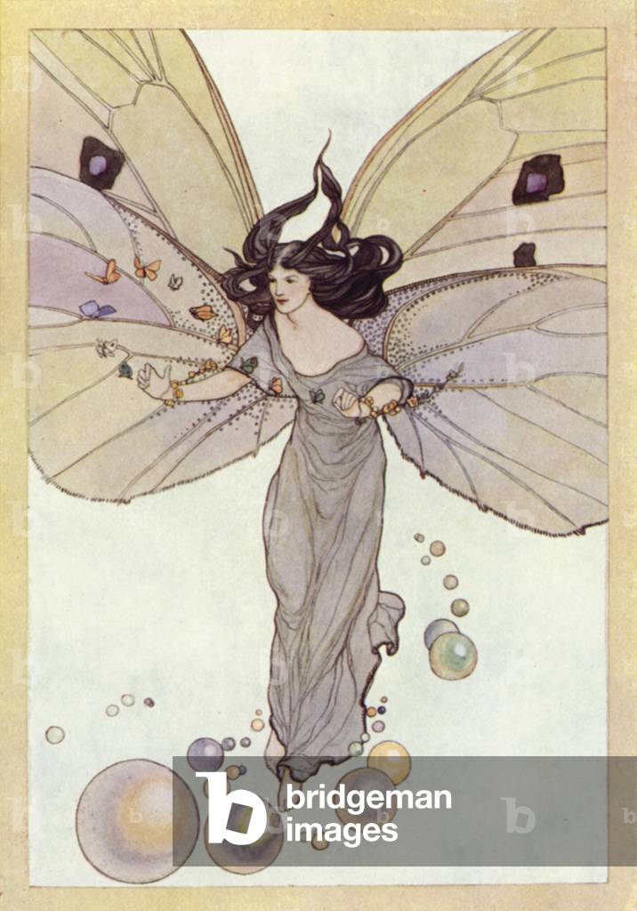 John Keats: To Fancy (colour litho) by Averil Mary Burleigh