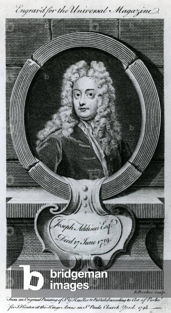 Joseph Addison 1748 by Godfrey Kneller