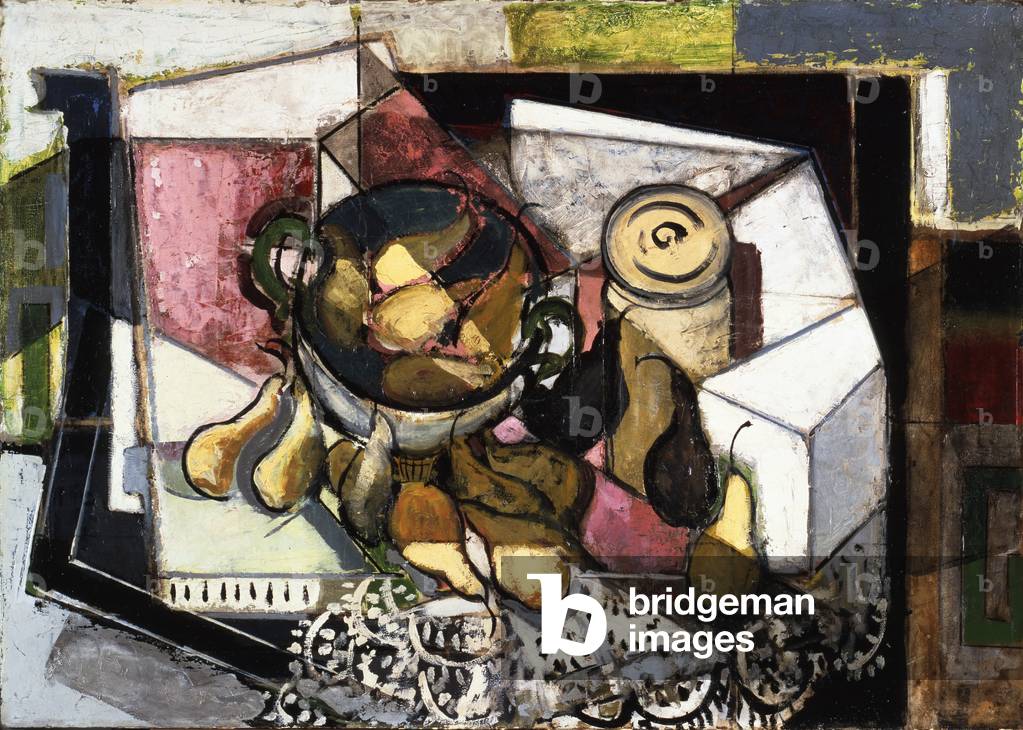 ancora la vita con pere, c. 1930-31 (olio su tavola)