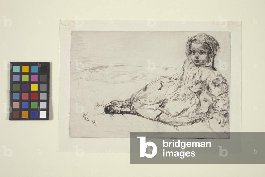 Bibi Valentin (etching)