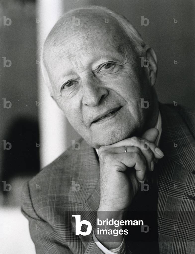 Witold Lutoslawski a Los Angeles, 1989 (foto)
