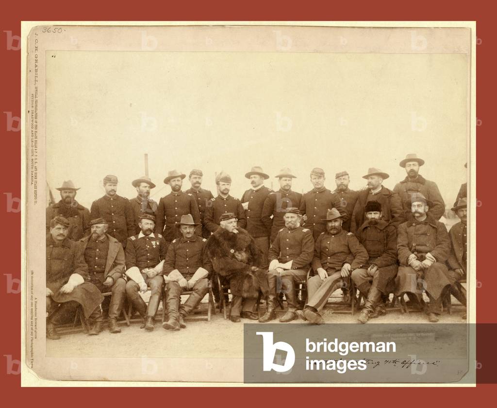 Image of Photography depicting The Fighting 7th Officers by John C. H. Grabill