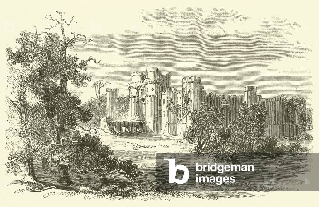 Burg Hurstmonceaux, Sussex (Gravur)