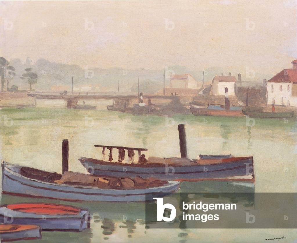 Der Hafen von Saint-Jean de Luz, 1927 (Öl auf Leinwand)