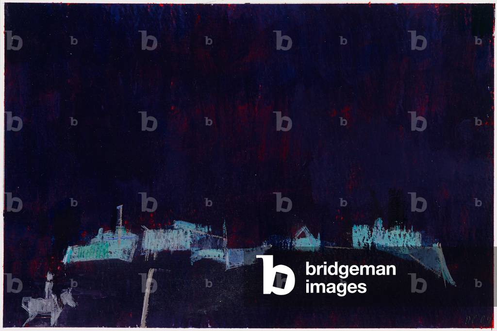 Bild von Zeichnung "Edinburgh Castle" 2009 von Daniel Preece