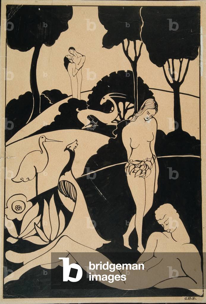 Immagine di Disegno "Adam & Eve" 1932 di Gwendolyn Bennett