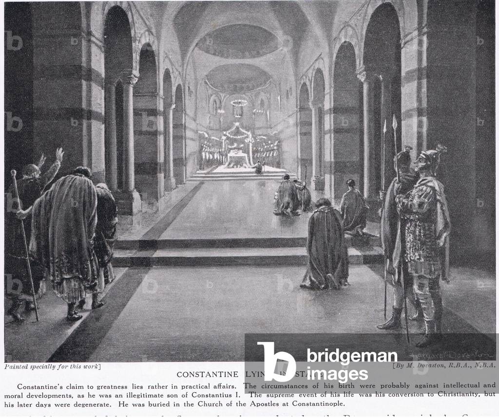 Konstantin liegt im Zustand