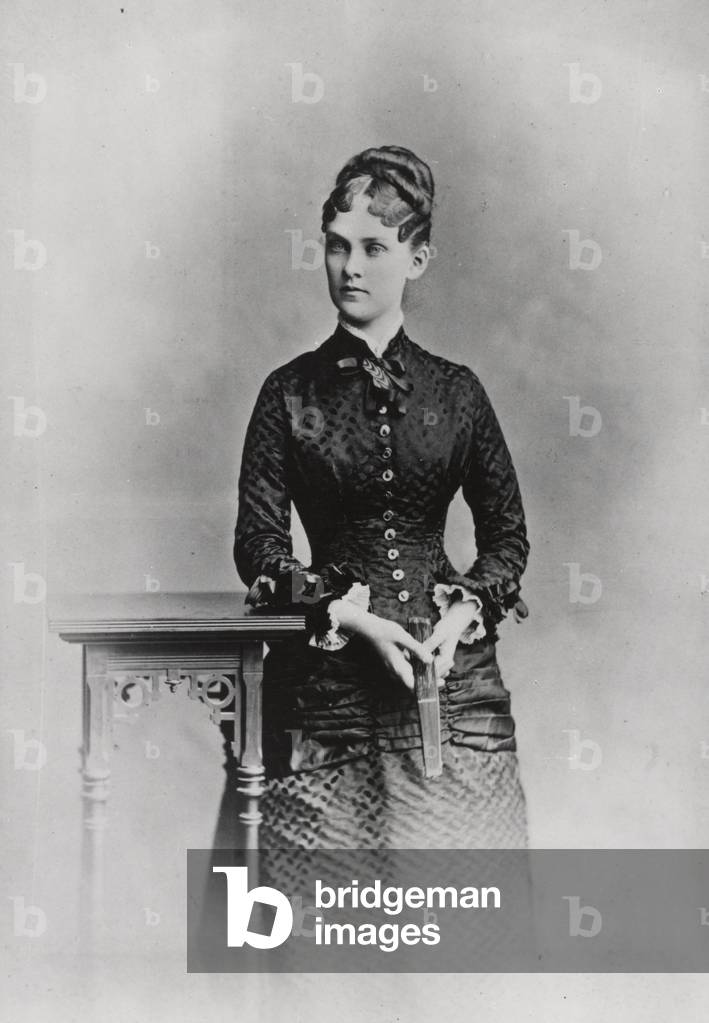 Bild von Fotografie "Frau Theodore Roosevelt" 1882 von American Photographer, b/w