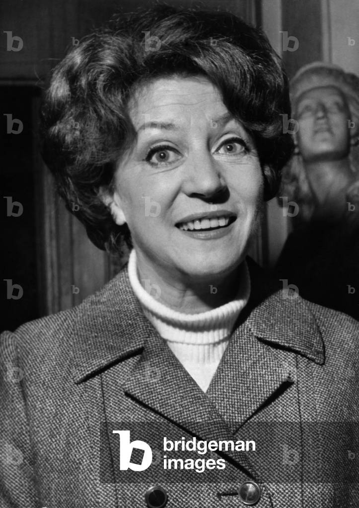 Lise Delamare En 1973 (b/w photo)