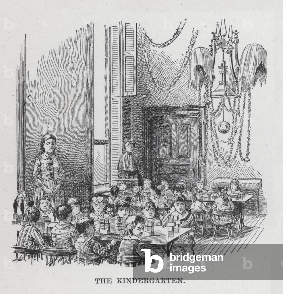 Der Kindergarten (Litho)