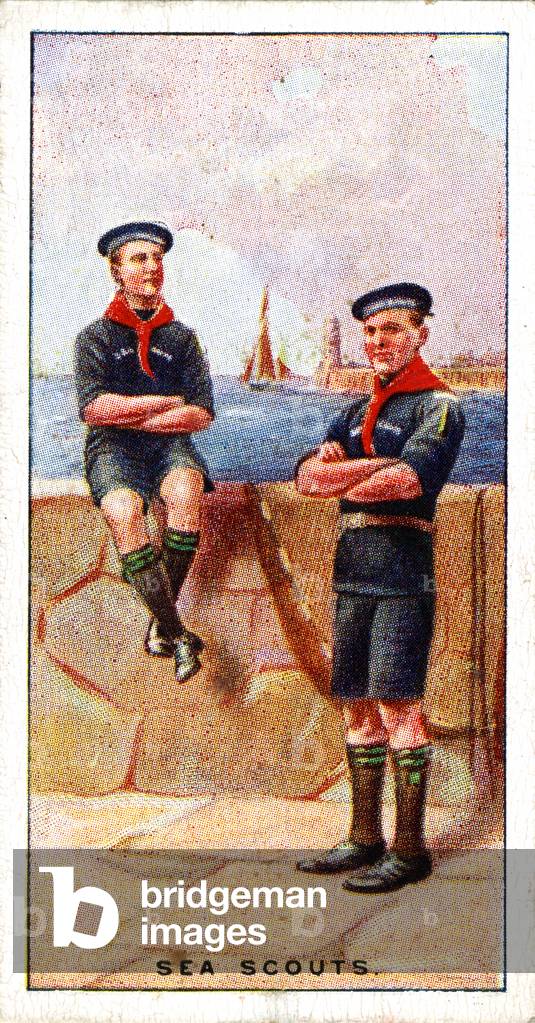 Sea Scouts, 1929 (color lito)